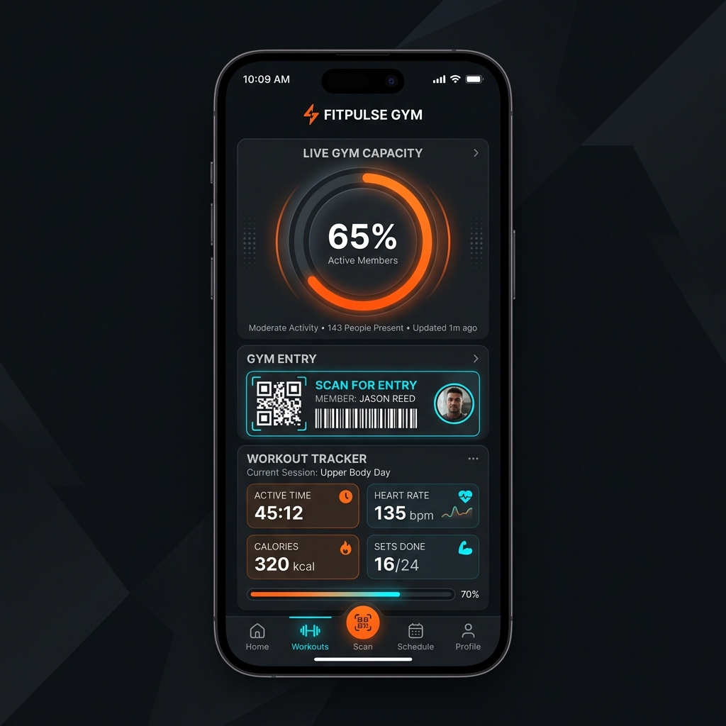IronPulse App Interface